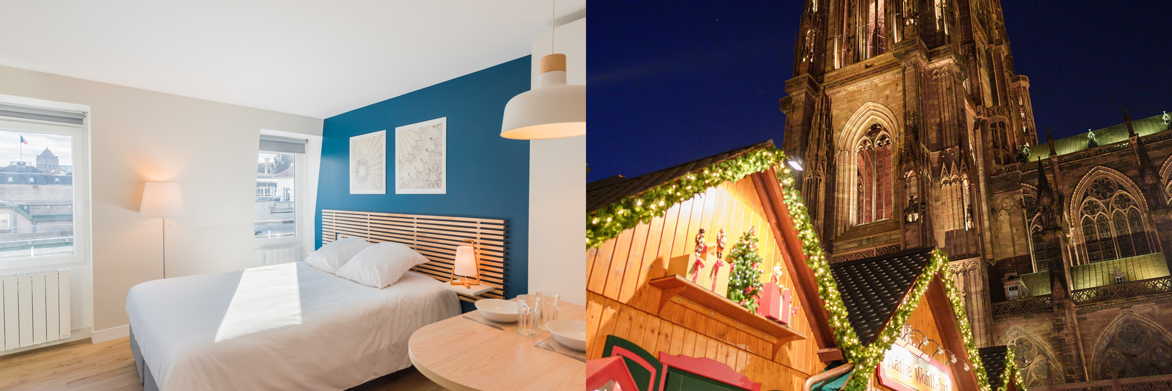 Illustration header Appartement pour le Marché de Noël de Strasbourg